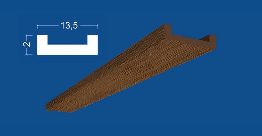 Imitacija drvene daske DR-01 tamna 2.6m