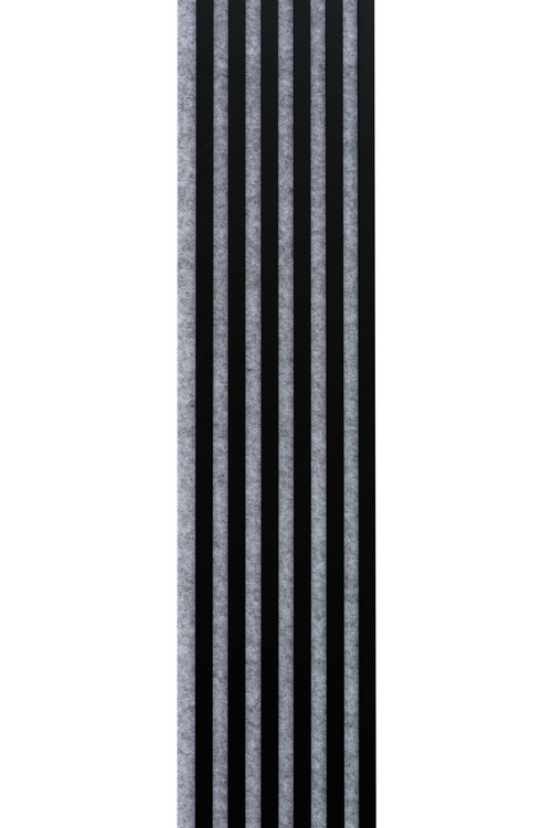 Zidni panel WOODLINE WL 2700x300 siva/crna mat hover
